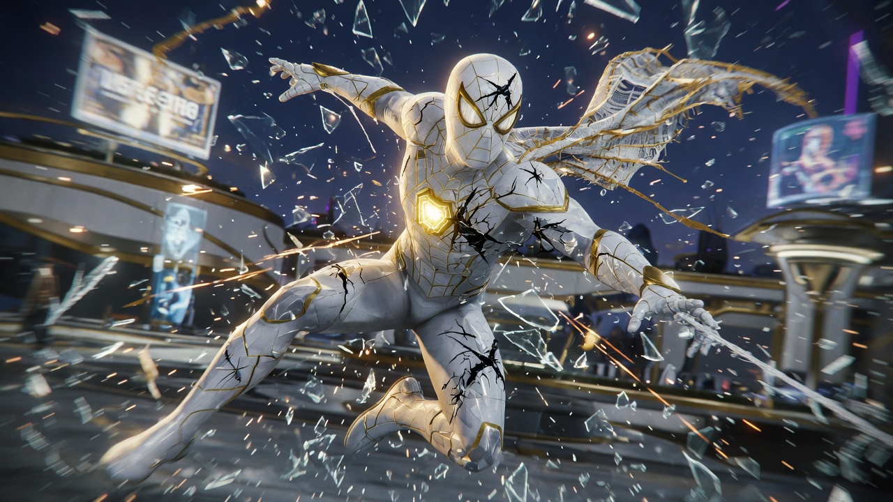 White Nova Gold suit concept